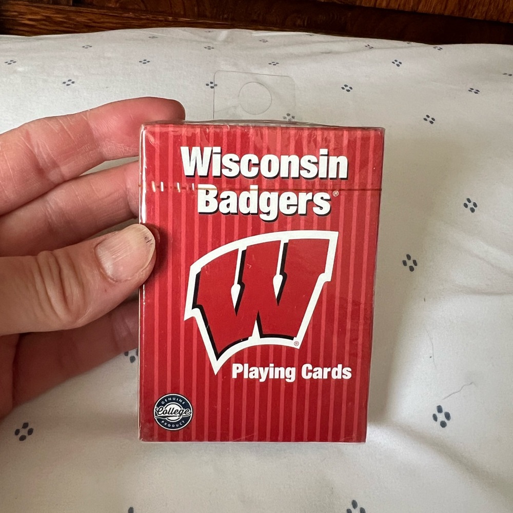 Wisconsin Badgers Playing Cards, new in sealed package, genuine college product